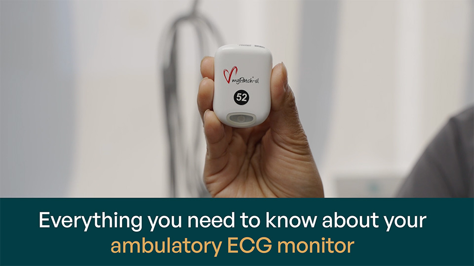Everything you need to know about your ambulatory ECG monitor – video with Dr Ravi Assomull